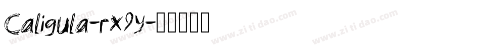 Caligula-rX9y字体转换