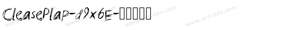 CleasePlap-d9x6E字体转换
