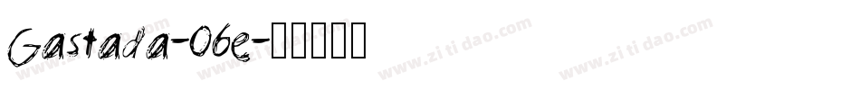Gastada-O6e字体转换