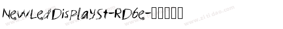 NewLedDisplaySt-RD6e字体转换
