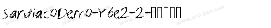 SandiacoDemo-Y6e2-2字体转换