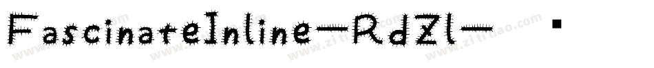 FascinateInline-RdZl字体转换