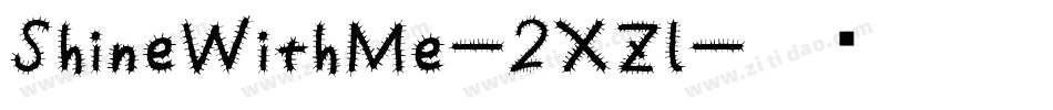 ShineWithMe-2XZl字体转换