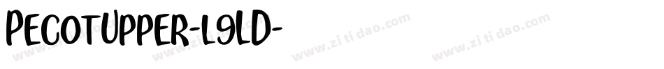 PecotUpper-l9LD字体转换