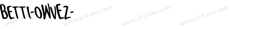 Betti-0WvEz字体转换