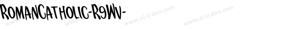 RomanCatholic-R9Wv字体转换