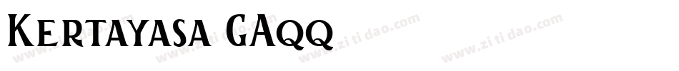 Kertayasa-GAqq字体转换