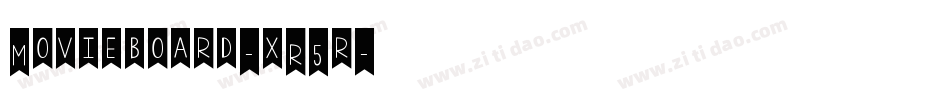 Movieboard-xR5r字体转换 Movieboard-xR5r字体转换
