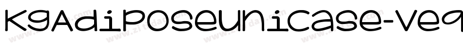 KgAdiposeUnicase-Veqe字体转换