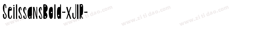 SeilssansBold-xJ1R字体转换