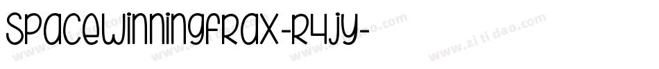 Spacewinningfrax-r4jy字体转换