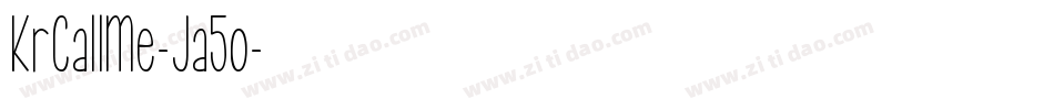 KrCallMe-Ja5o字体转换