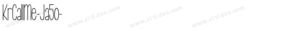 KrCallMe-Ja5o字体转换