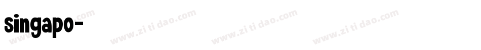 singapo字体转换