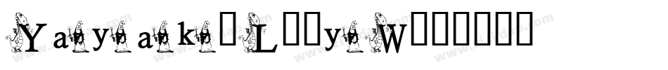 Yayak-L33yW字体转换