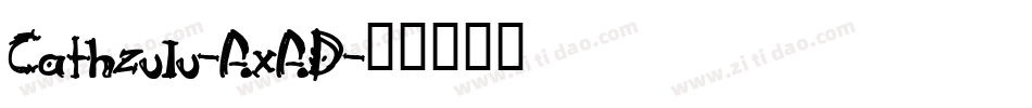 Cathzulu-AxAD字体转换