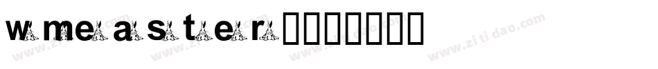 wmeaster1字体转换