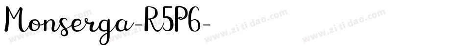 Monserga-R5P6字体转换 Monserga-R5P6字体转换