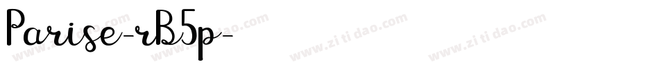 Parise-rB5p字体转换 Parise-rB5p字体转换