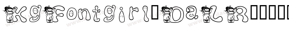 KgFontgirl-DaLR字体转换