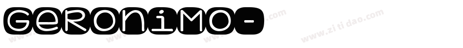 Geronimo字体转换