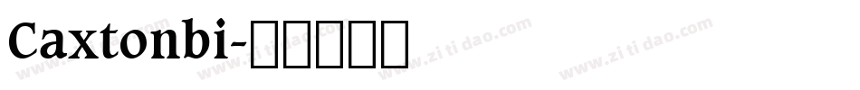 Caxtonbi字体转换