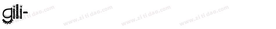 gili字体转换