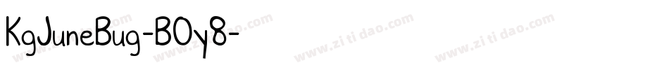 KgJuneBug-BOy8字体转换