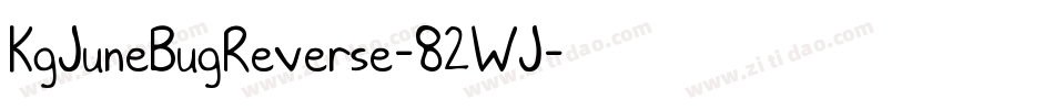 KgJuneBugReverse-82WJ字体转换