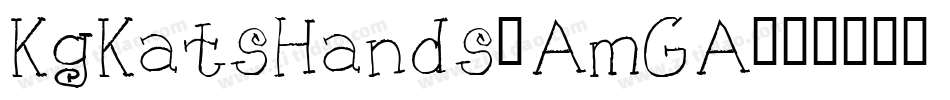 KgKatsHands-AmGA字体转换