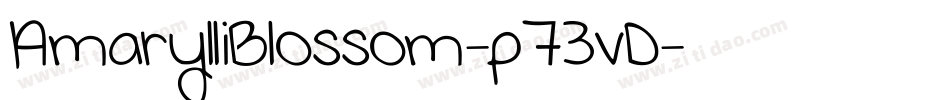 AmarylliBlossom-p73vD字体转换