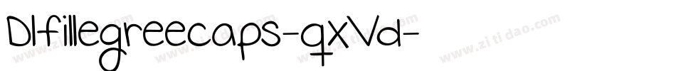 Dlfillegreecaps-qxVd字体转换