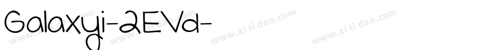 Galaxyi-2EVd字体转换
