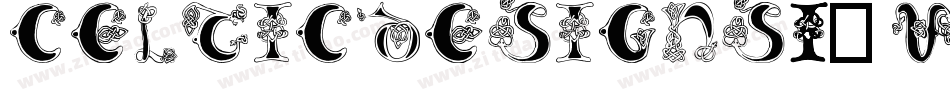 CelticDesignsI-vdVZ字体转换