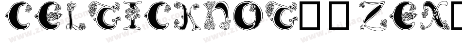 CelticKnot-3ZEX字体转换