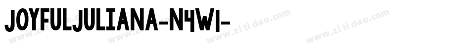 JoyfulJuliana-n4w1字体转换