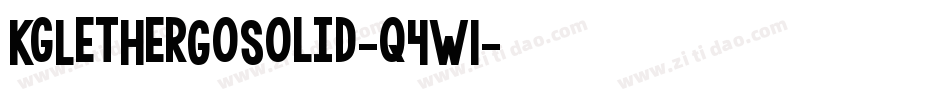KgLetHerGoSolid-q4W1字体转换