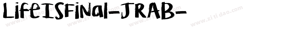LifeIsFinal-JrAB字体转换