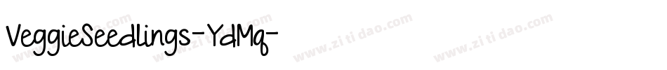 VeggieSeedlings-YdMq字体转换