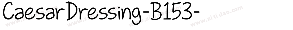 CaesarDressing-B153字体转换