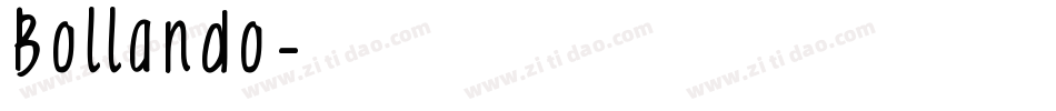 Bollando字体转换
