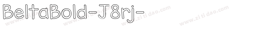 BeltaBold-J8rj字体转换