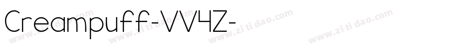 Creampuff-VV4Z字体转换