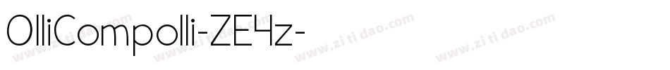 OlliCompolli-ZE4z字体转换