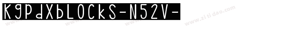 KgPdxBlocks-n52V字体转换