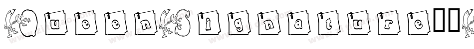 QueenSignature-4BZrx字体转换
