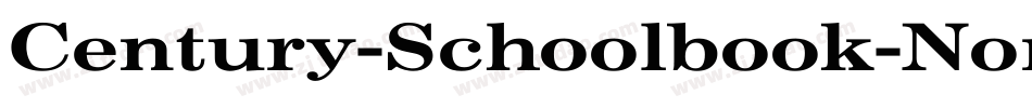Century-Schoolbook-Normal-It字体转换