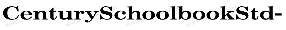 CenturySchoolbookStd字体转换