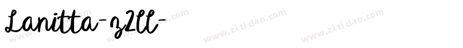 Lanitta-z2ll字体转换