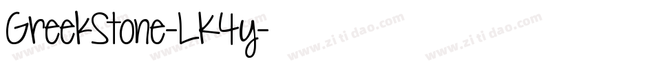 GreekStone-LK4y字体转换
